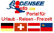 Bodensee-Info.com Portal  für Urlaub, Reisen und Freizeit am Bodensee